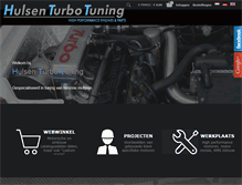 Tablet Screenshot of hulsenturbotuning.nl